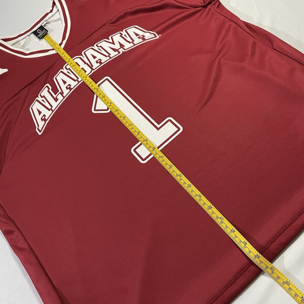 GameDay Greats NCAA Alabama Crimson Tide #1 Red Home Football Jersey Men’s XL - Picture 8 of 9